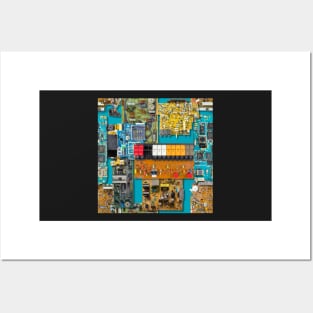 Circuit Board Posters and Art